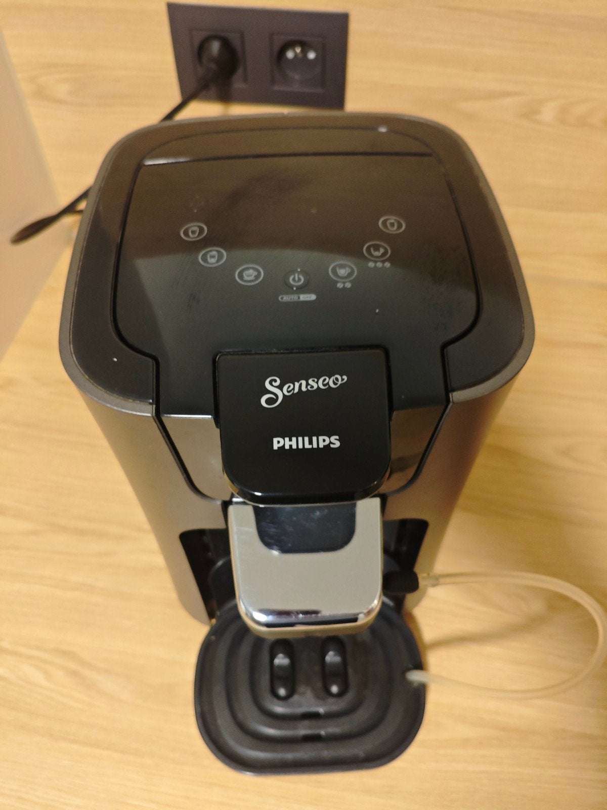 Philips senseo met ingebouwde melkopschuimer, Ophalen, Koffiemachine, Zo goed als nieuw, 4 tot 10 kopjes
