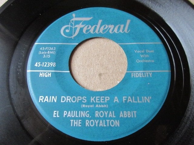 El Pauling - Rain Drops Keep A Fallin'/Alsjeblieft, Be Mine, Cd's en Dvd's, Vinyl Singles, Gebruikt, Originele persing, Single
