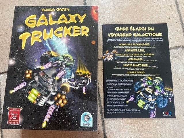 GALAXY TRUCKER + LA GROSSE EXTENSION - super jeu V Chvatil, Envoi