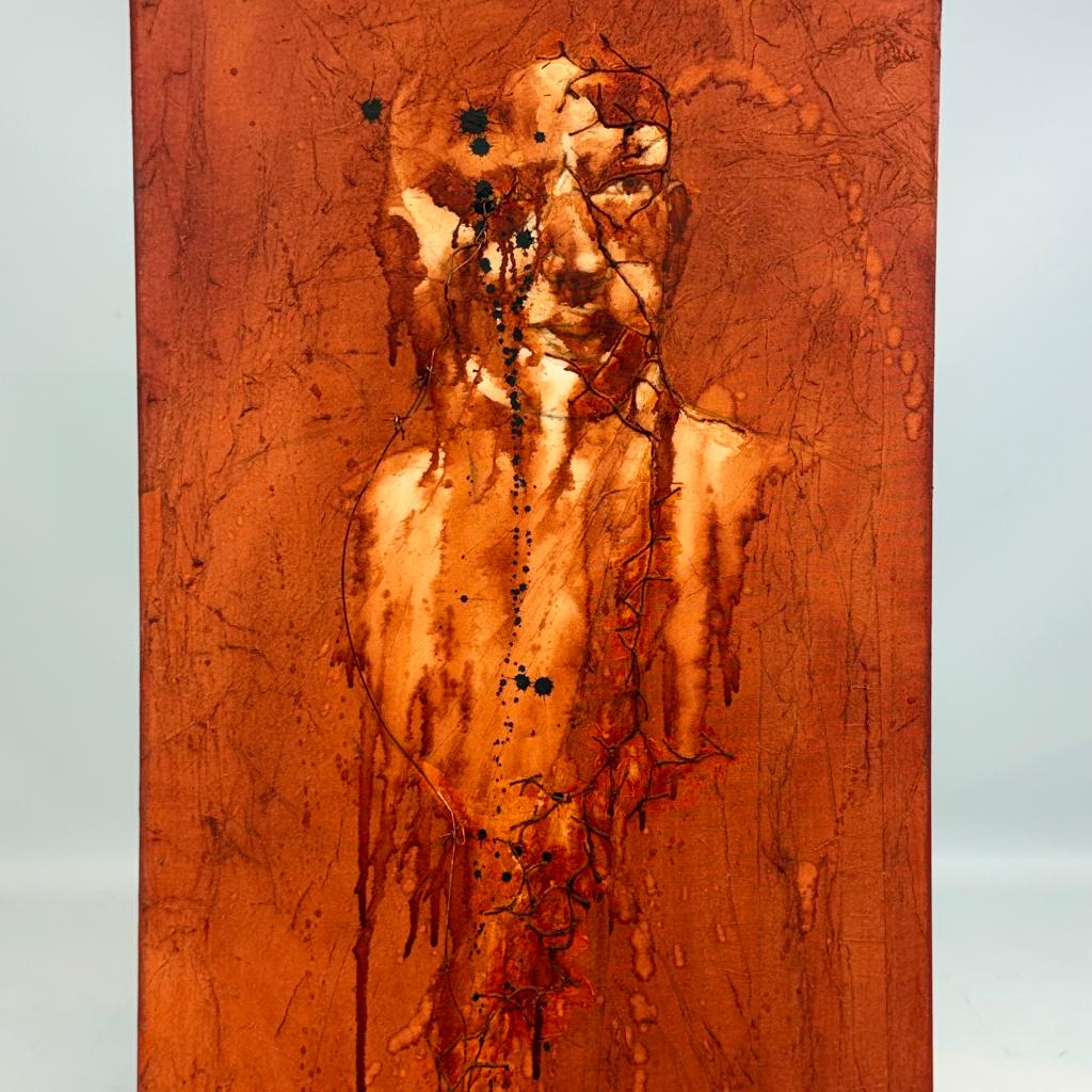 Huile sur toile avec techniques mixtes, Enlèvement ou Envoi