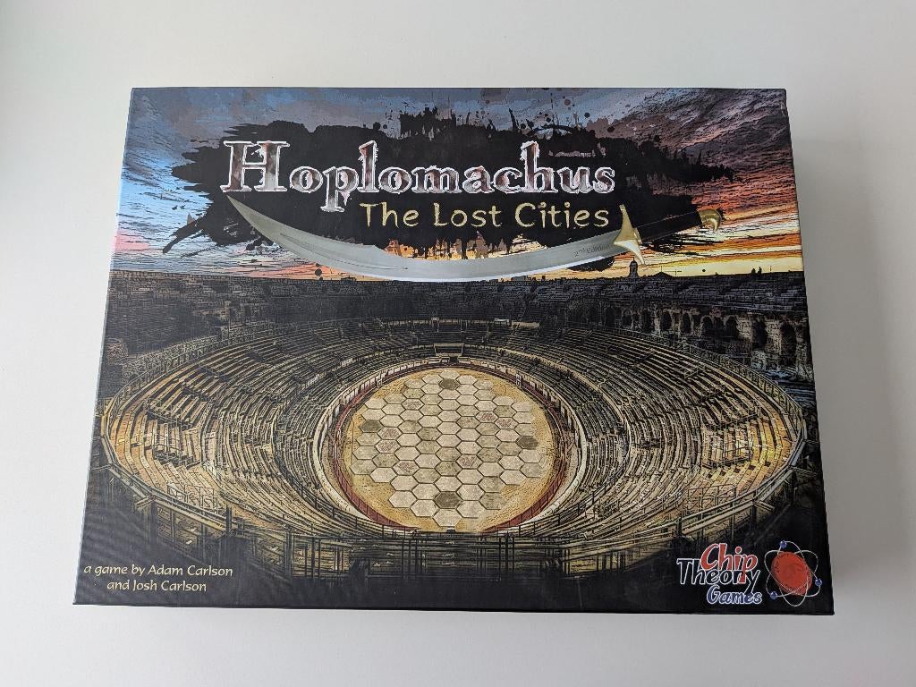 Hoplomachus - Lost Cities (tweede editie), Een of twee spelers, Ophalen of Verzenden, Zo goed als nieuw, Chip theory games