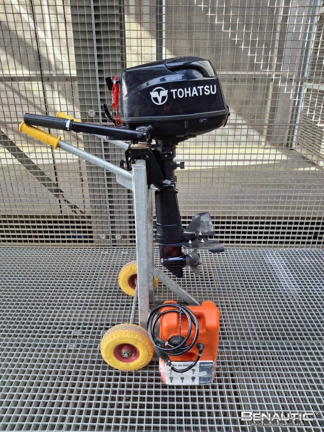 Direct leverbaar! Tweedehands Tohatsu 6pk kortstaart buitenb, Watersport en Boten, Buiten- en Binnenboordmotoren, -, Zo goed als nieuw