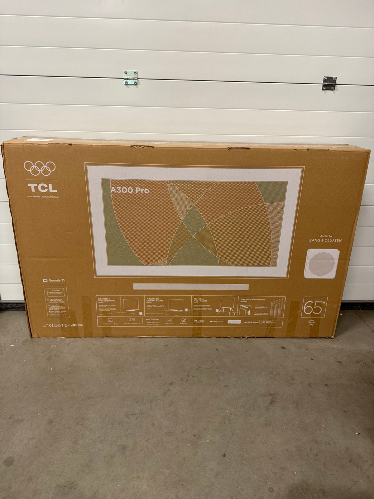 TCL 65” 65A300 PRO NXTVision Smart TV + B&O soundbar, TV, Hi-fi & Vidéo, Télévisions, Neuf, QLED, 120 Hz, Enlèvement