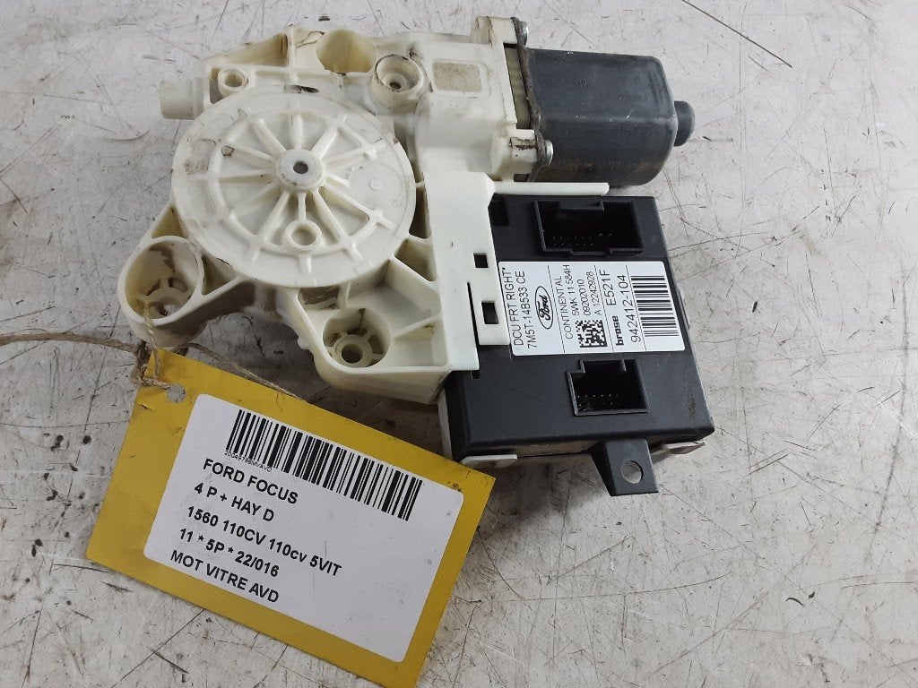 MOTOR RAAMMECHANIEK RECHTS VOOR Ford Focus 2 (0130822214), Gebruikt, Voor, Ford