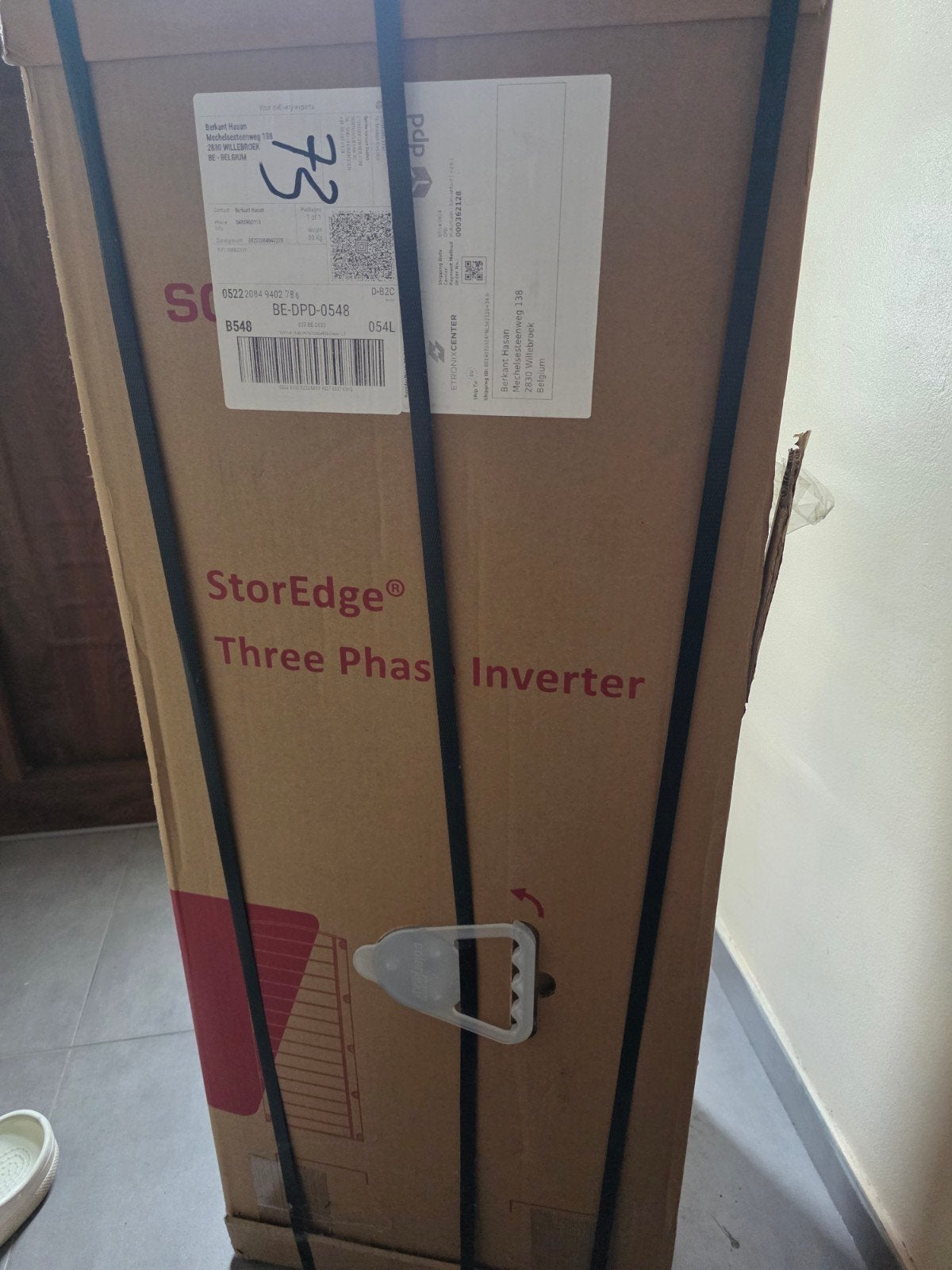 Solaredge Se5k 3ph rws Hybride omvormer, Ophalen of Verzenden