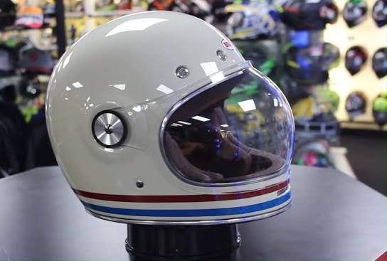 Casque Bullitt DLX Stripes blanc nacré, XL, Casque intégral, Enlèvement, Neuf, sans ticket