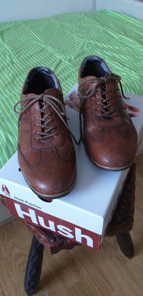 herenschoen Hush Puppies veterschoen bruin, Kleding | Heren, Schoenen, Ophalen of Verzenden, Gedragen, Bruin