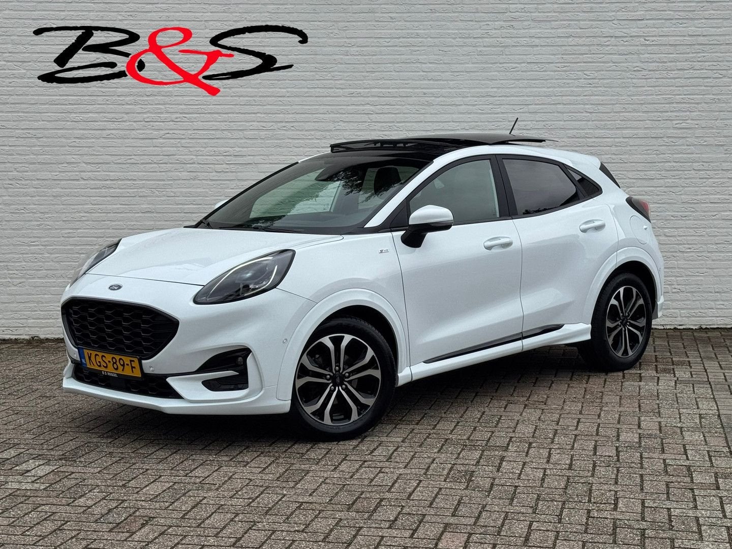 Ford Puma 1.0 EcoBoost Hybrid ST-Line Pano Carplay Clima Cam, Puma, Wit, Bedrijf, Handgeschakeld