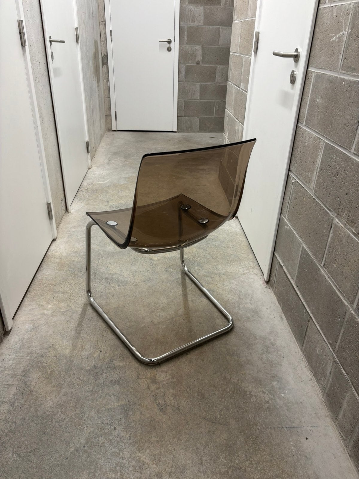Vends 4 chaises Ikea Tobias, Maison & Meubles, Enlèvement, Utilisé, Métal, Quatre