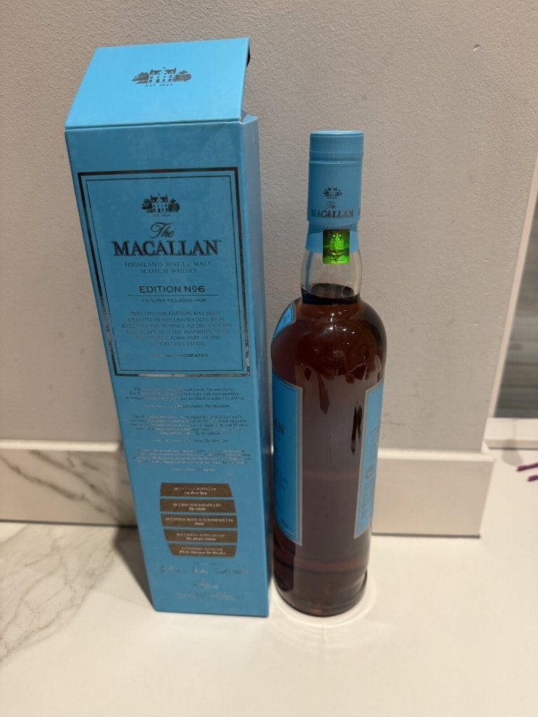 Macallan Edition No 6 Limited Edition 70cl 48,6% ongeopend, Verzamelen, Ophalen of Verzenden, Nieuw, Overige gebieden, Overige typen