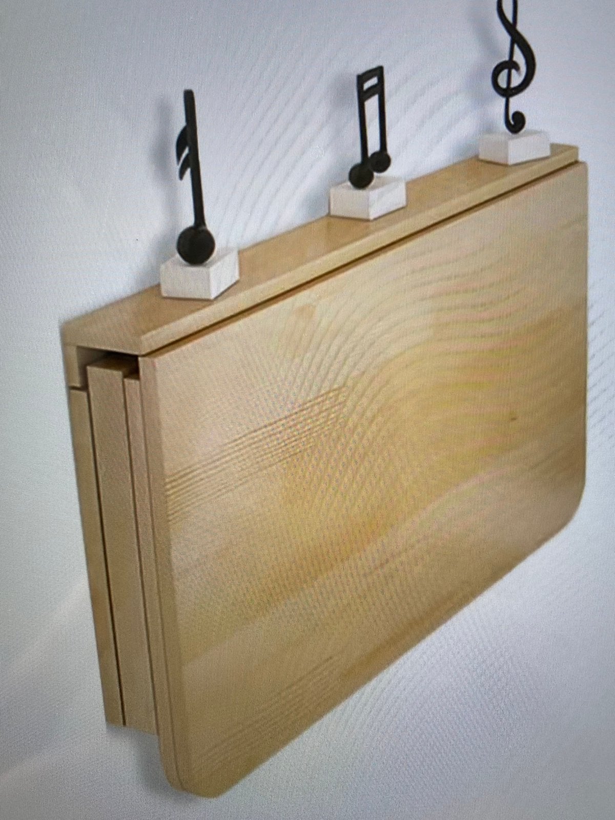 Table murale pliante en bois, Maison & Meubles, Enlèvement ou Envoi, Comme neuf, Jusqu'à deux personnes, 50 à 100 cm