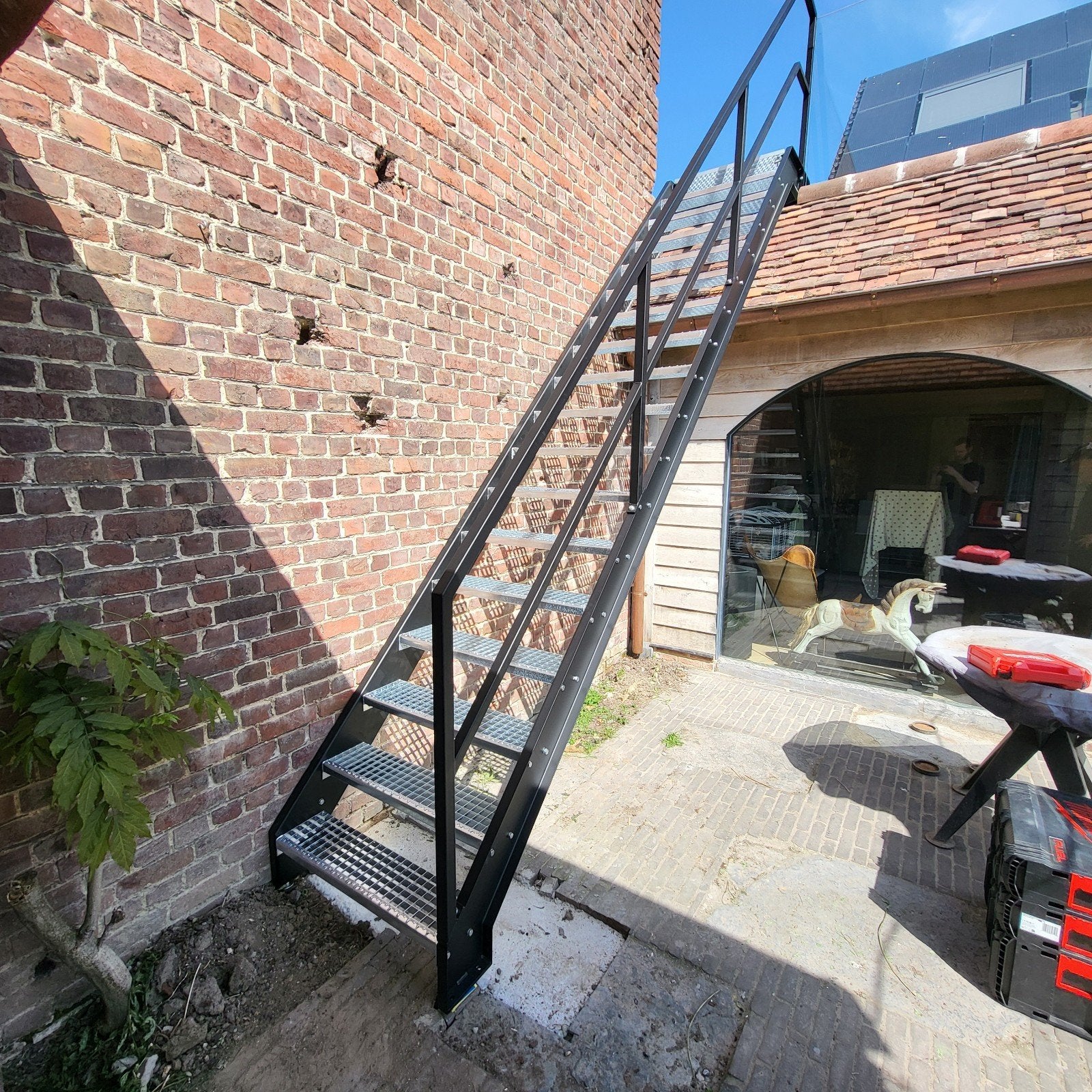 Stalen trap maatwerk, Bricolage & Construction, Échelles & Escaliers, Escalier, Enlèvement ou Envoi