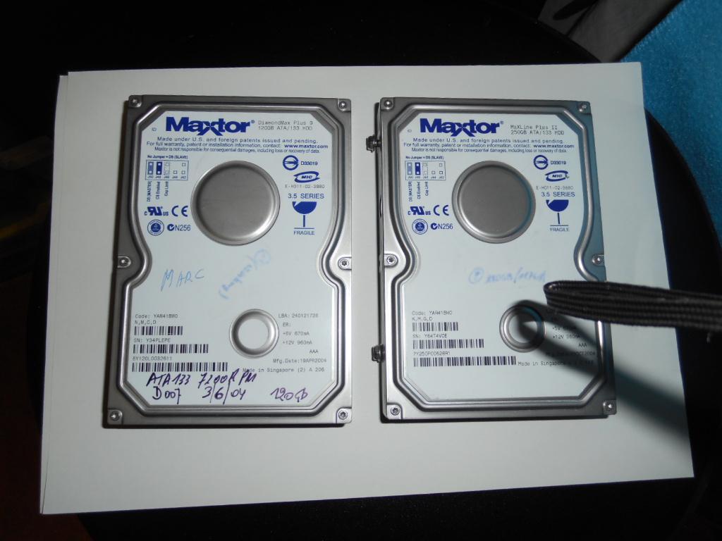 ATA hard disk drives (Maxtor),WD,Seagate), Ophalen of Verzenden, Gebruikt