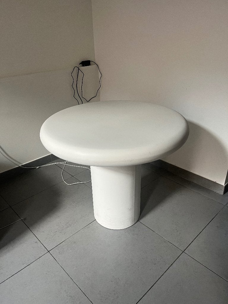 Kave Home Addaia tafel 90cm, Ophalen, Overige materialen, 50 tot 100 cm, Rond