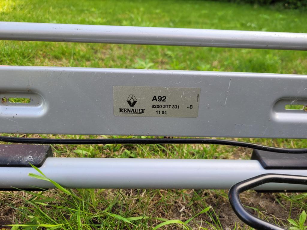 Fietsdrager voor Renault (velofix), Ophalen