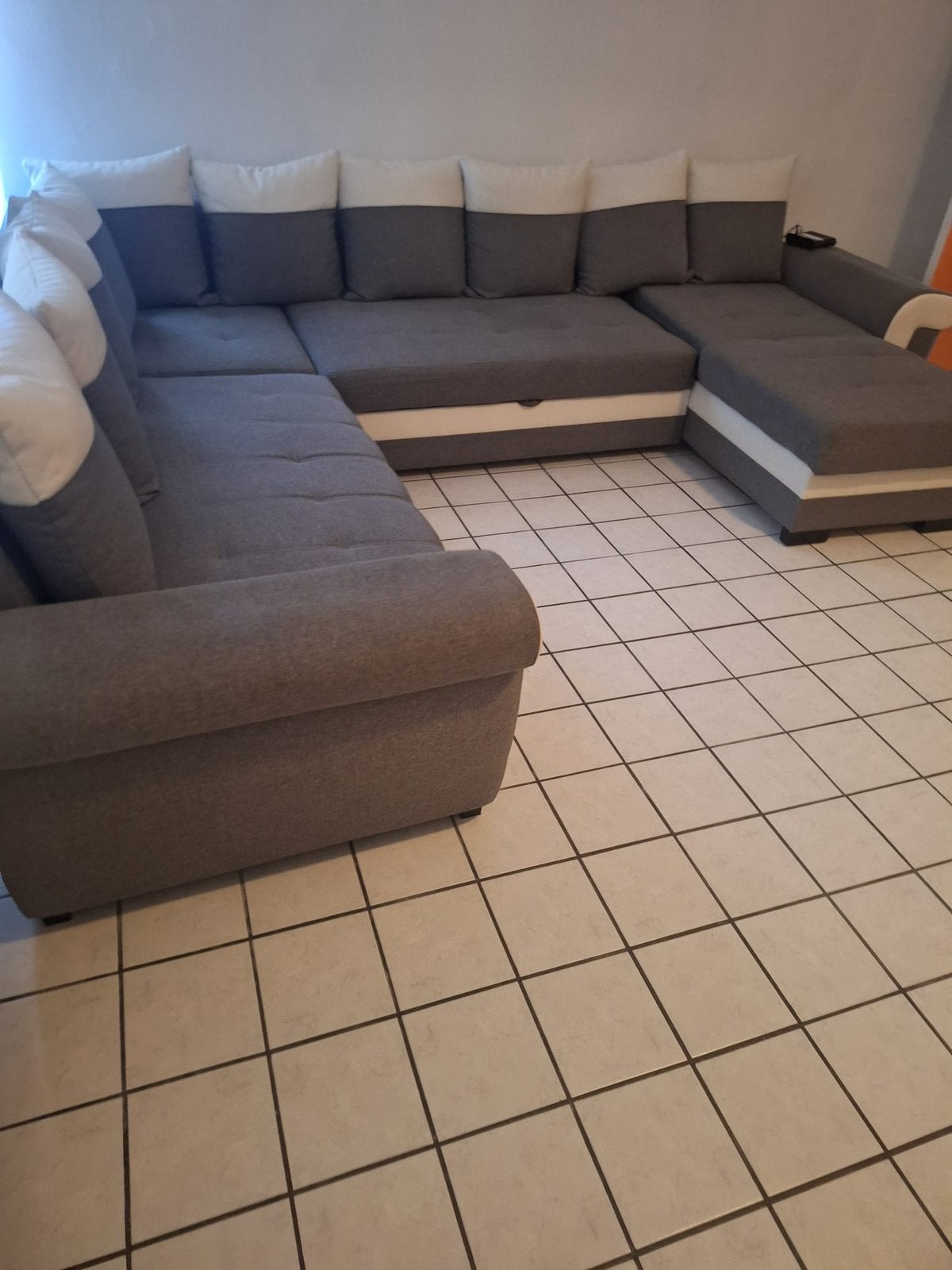 Zetel met bedfunctie, Huis en Inrichting, Zetels | Complete zithoeken, Zo goed als nieuw, Ophalen