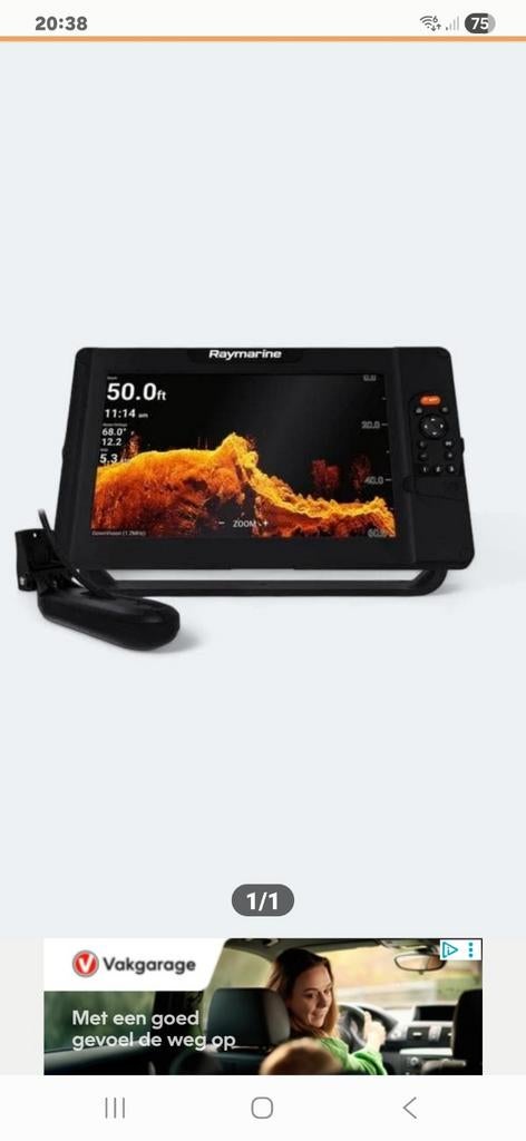 raymarine element 7 afdekkap gezocht, Enlèvement