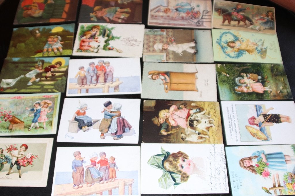 Oude postkaarten kinderen, Enlèvement ou Envoi, Enfants