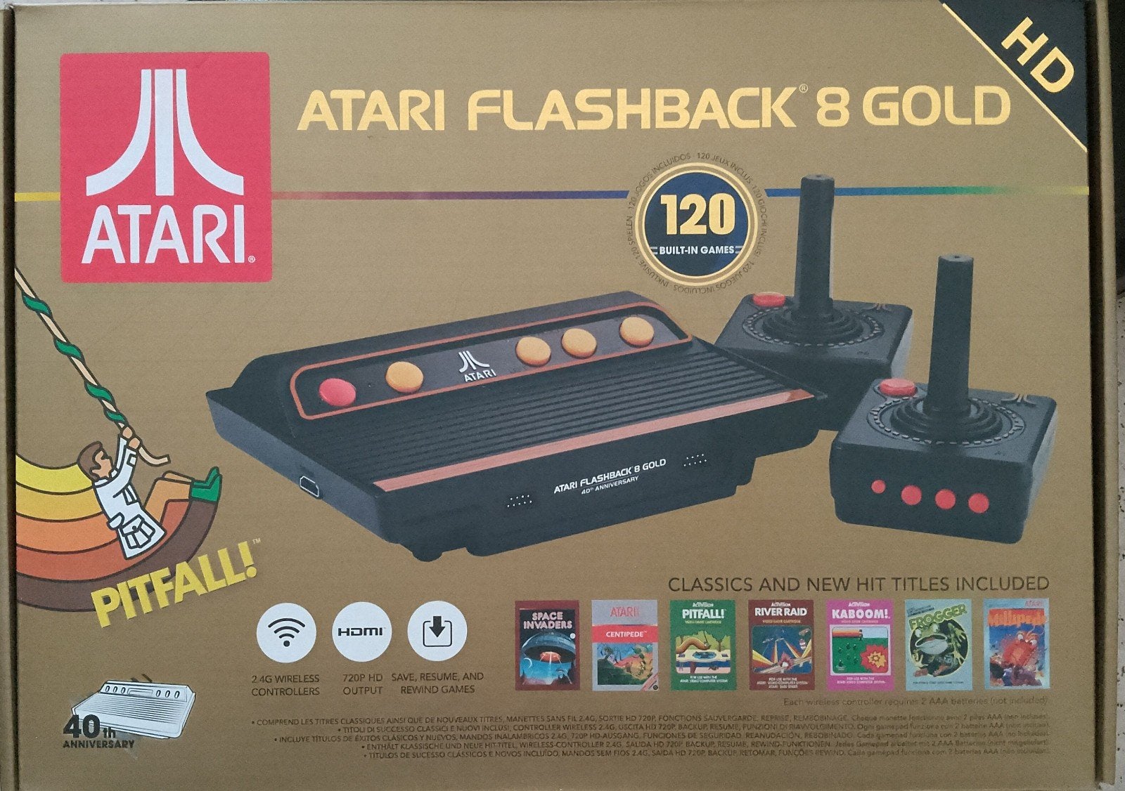 Atari 2600+ et 7800+ .(2 en 1) en HDMI.(Version Gold), Consoles de jeu & Jeux vidéo, Consoles de jeu | Atari, Enlèvement
