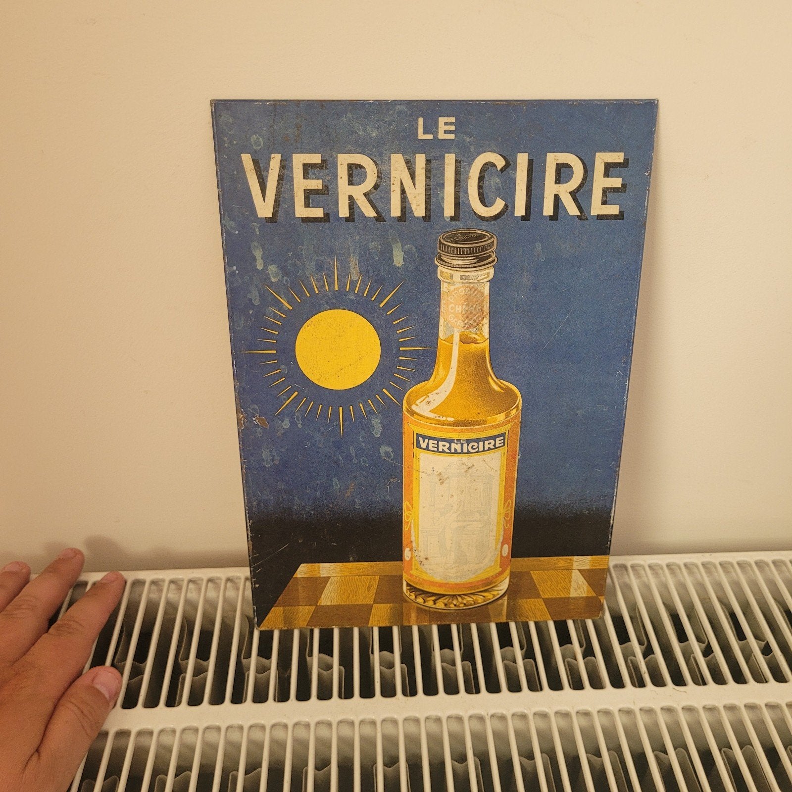 Ancienne tôle vernicire, Enlèvement ou Envoi