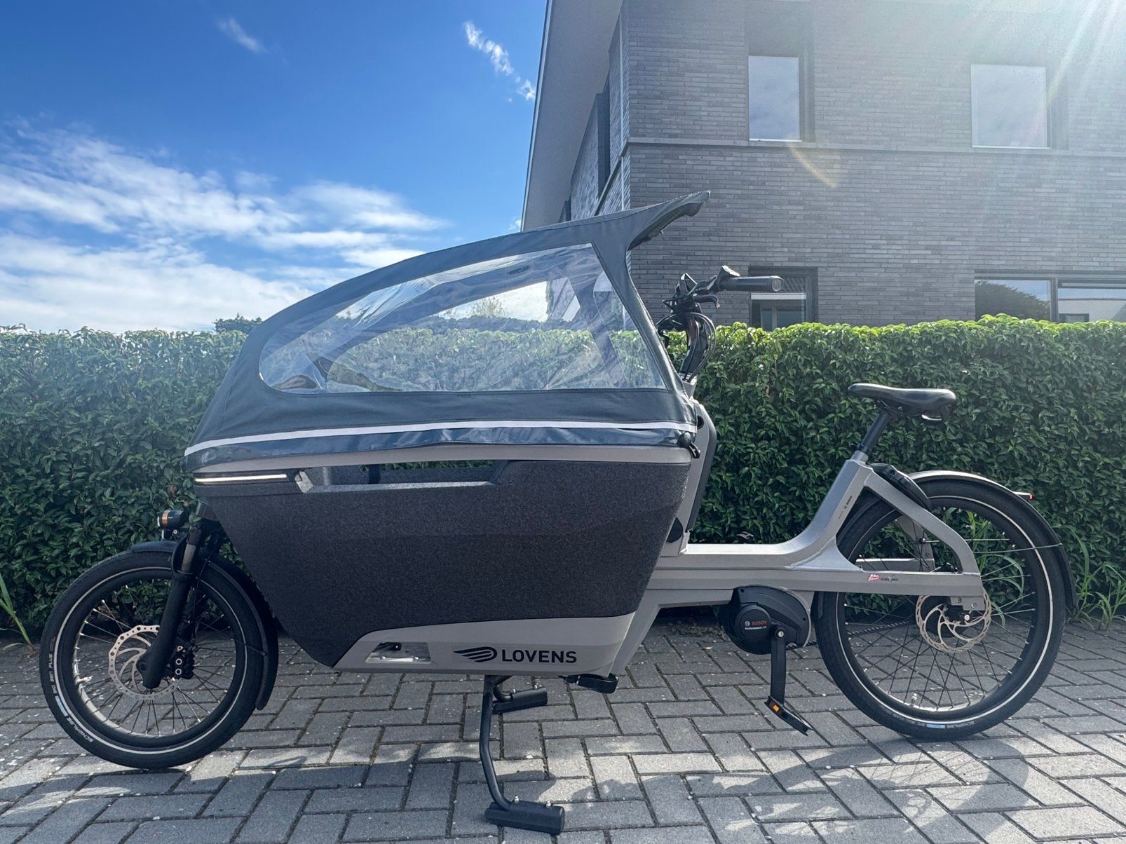 Lovens bakfiets 75nm, Fietsen en Brommers, Overige merken, 4 kinderen of meer, Elektrisch, Ophalen of Verzenden