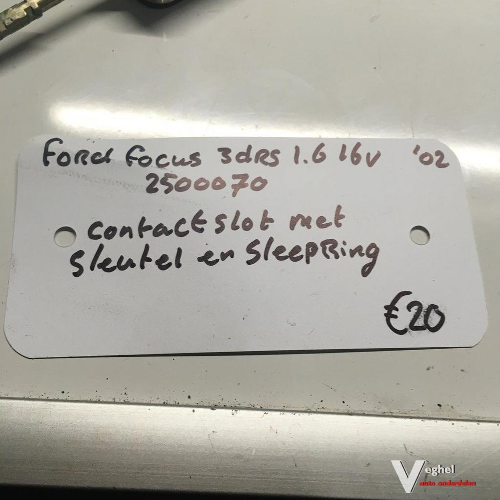 Ford Focus 3 drs 1.6 16v 2002 wagennr 250070   Contactslot m, -, Utilisé, -, -