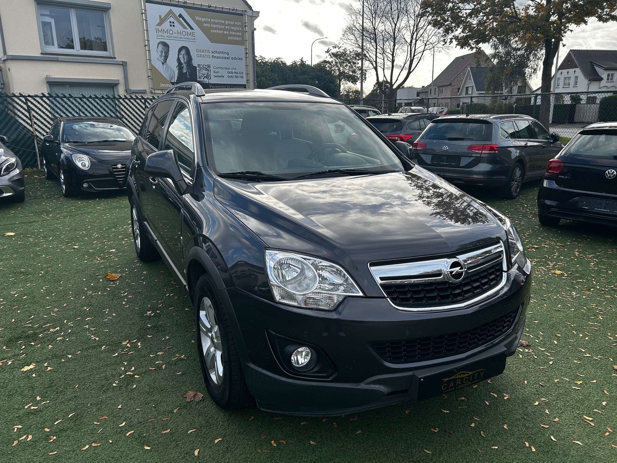 Opel Antara 2.2 CDTI 4x2  AUTOMAAT  91193 KM  LEDER, Auto's, Euro 5, Gebruikt, Beige, 4 cilinders