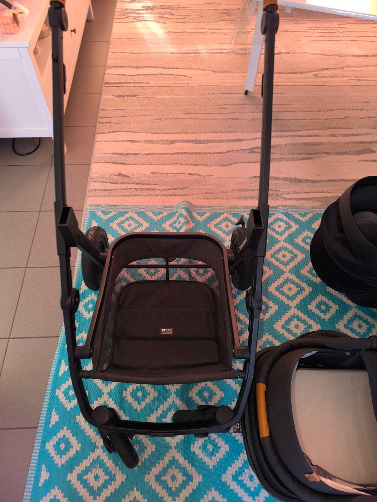 3in1 buggy, Ophalen