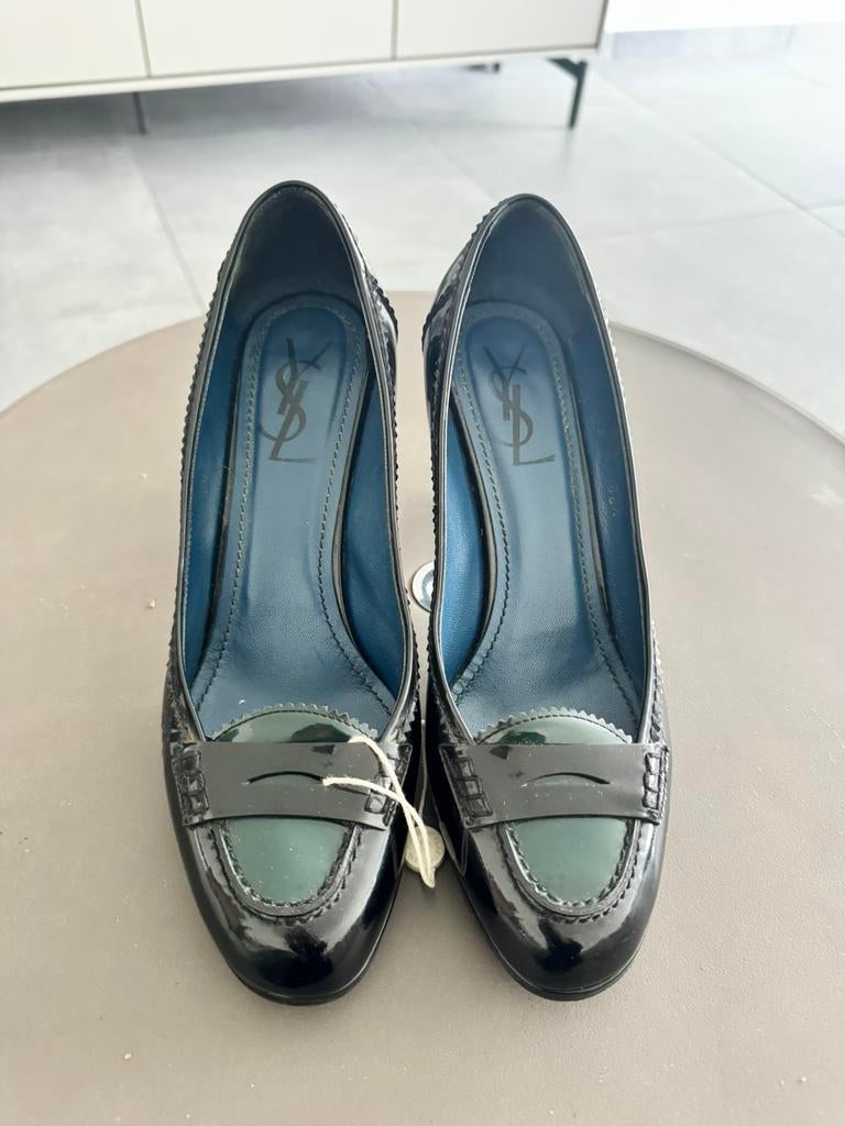 Escarpins vintage Yves Saint Laurent, Enlèvement ou Envoi, Porté, Chaussures basses, Noir