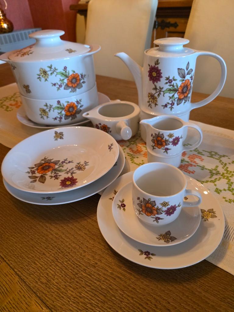 Kahla porcelein servies, Ophalen