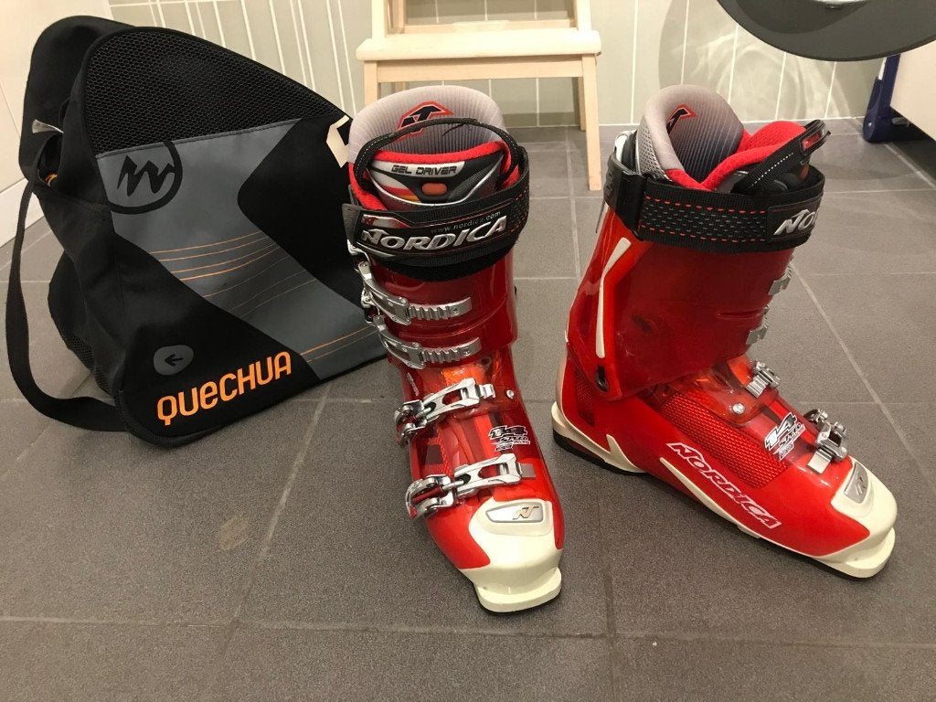 Chaussures ski Nordica Speedmachine 14 + Housse, Comme neuf, Enlèvement, Nordica, Chaussures