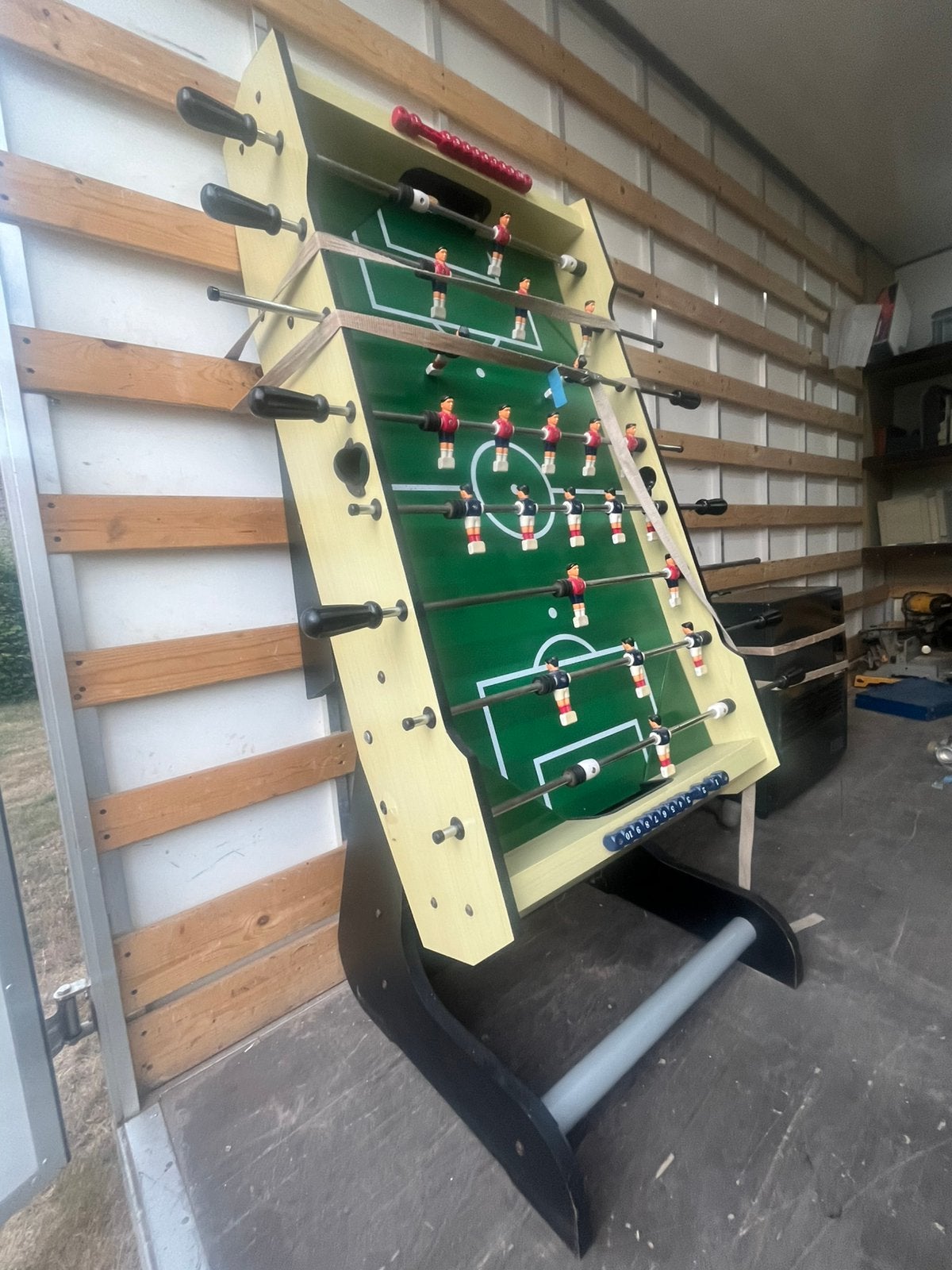 Nette Tafelvoetbaltafel (Inklapbaar / Ruimtebesparend), Ophalen, Gebruikt
