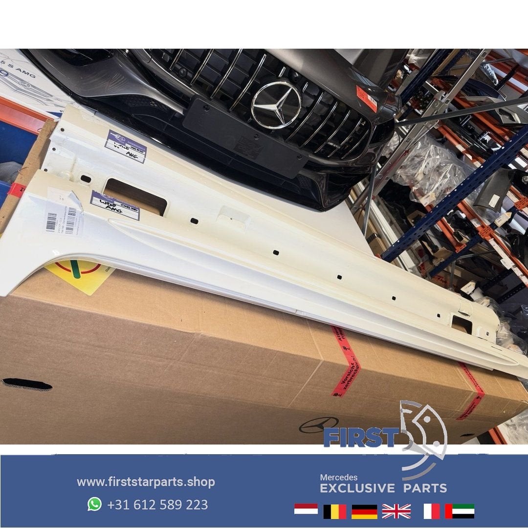 W218 AMG SIDESKIRT LINKS RECHTS DORPEL LIJST Mercedes ORIGIN, Gebruikt, -, Links, Ophalen of Verzenden