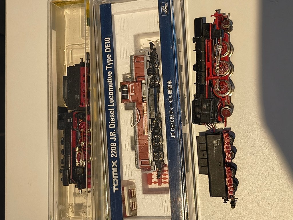 3 locomotieven N-schaal, Hobby en Vrije tijd, Modeltreinen | N-Spoor, Gebruikt, Locomotief, Gelijkstroom, Overige merken, Ophalen