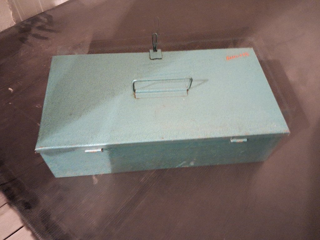 coffre, Maison & Meubles, Enlèvement, Utilisé, Moins de 50 cm, Métal