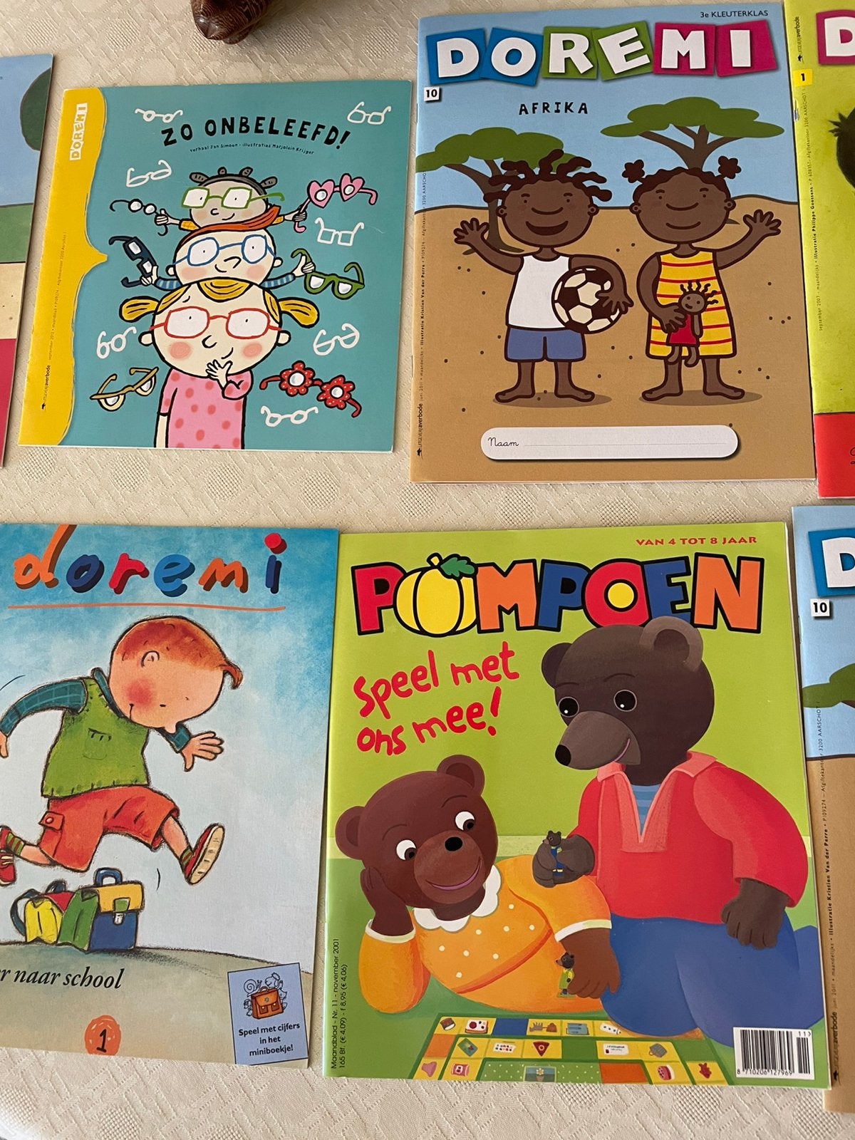 10 boekjes doremi/ Dokadi en Pompoen., Livres, Enlèvement ou Envoi, Comme neuf