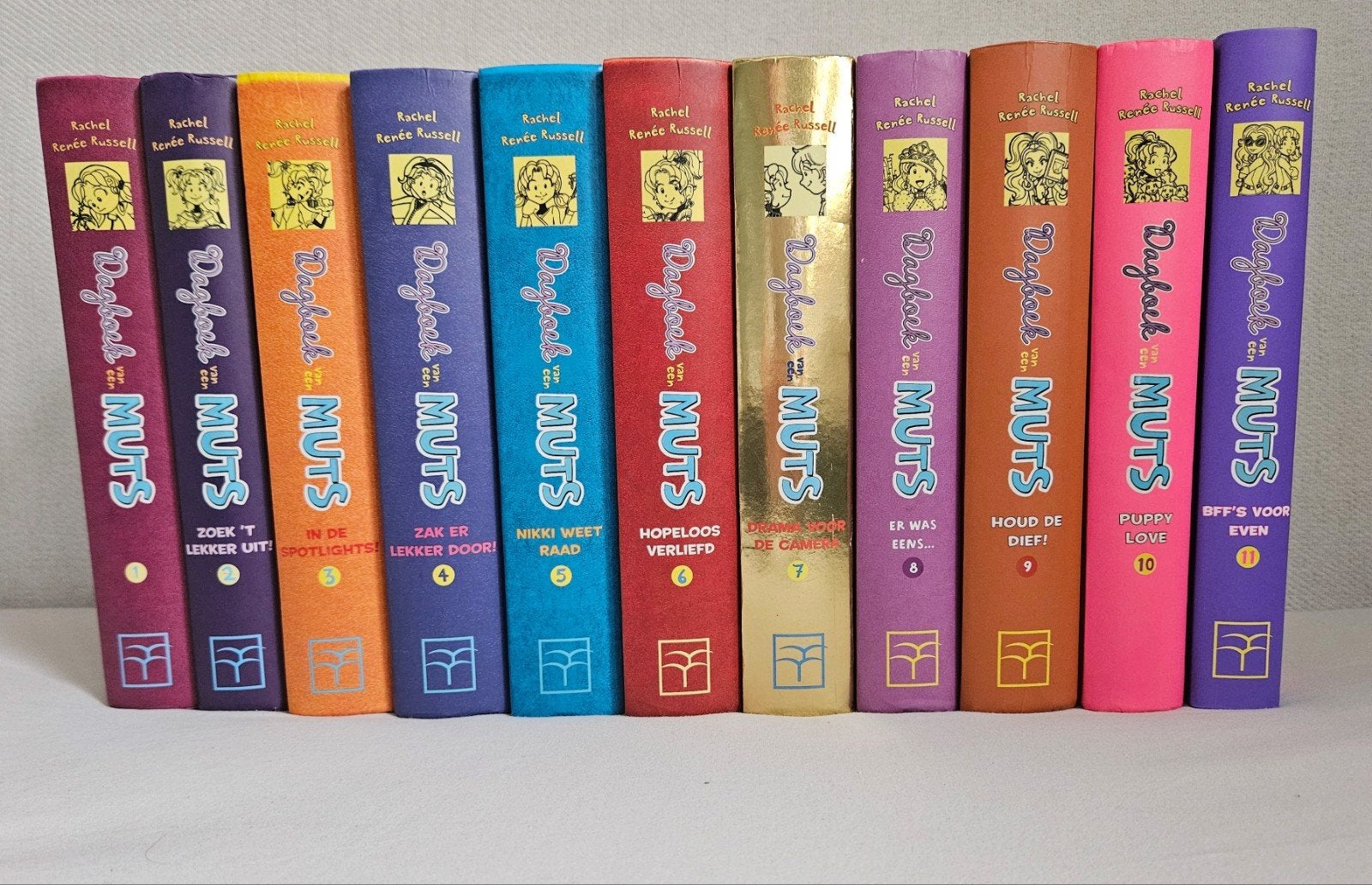 Dagboek van een Muts 1 tem 11, Ophalen of Verzenden, Zo goed als nieuw, Rachel Renée Russell, Fictie