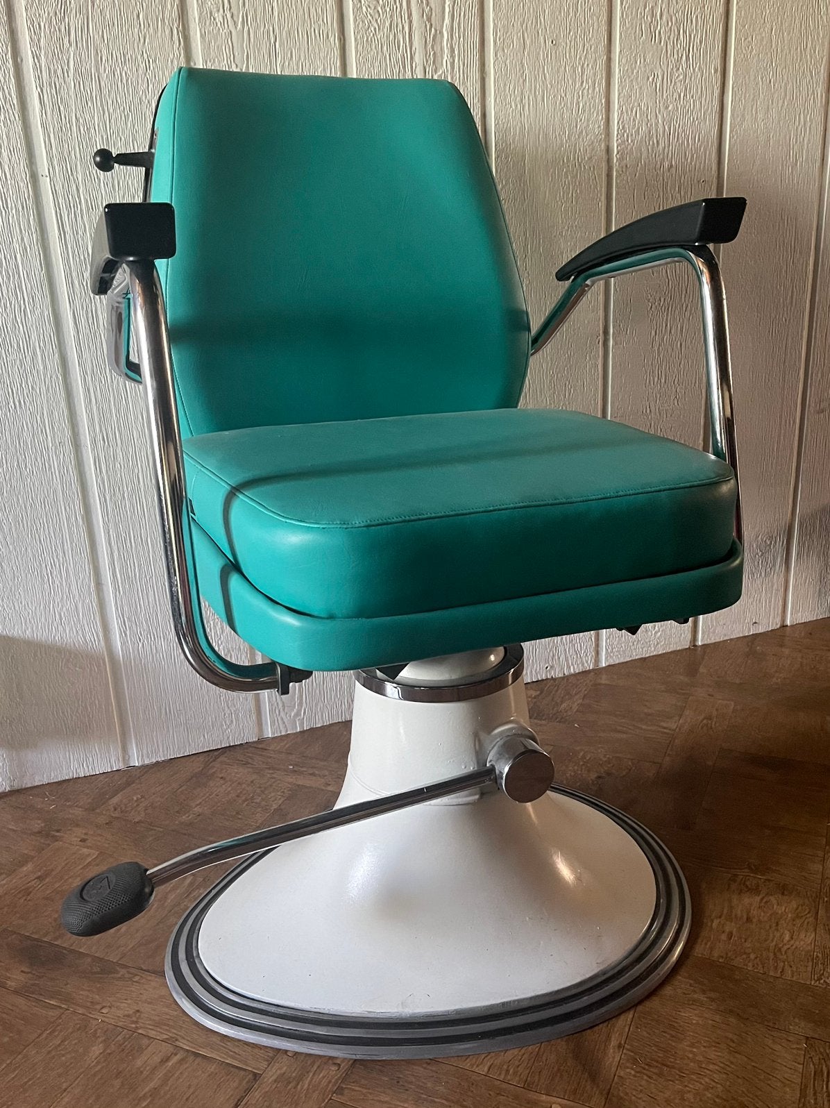 Heren kappersstoel Röder Söhne, Ophalen, Zo goed als nieuw, Vintage
