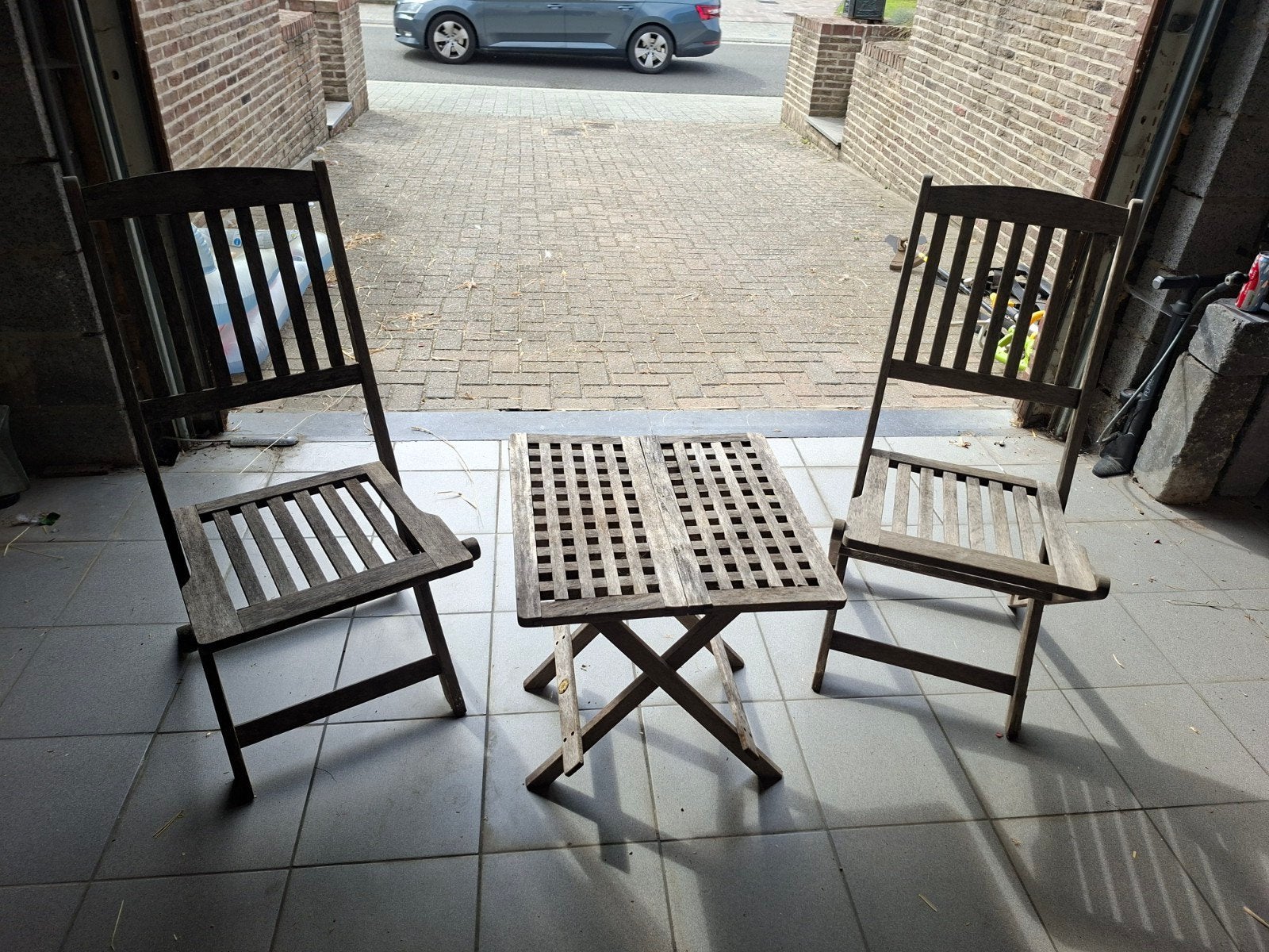 Teak tuinset, Tuin en Terras, Ophalen