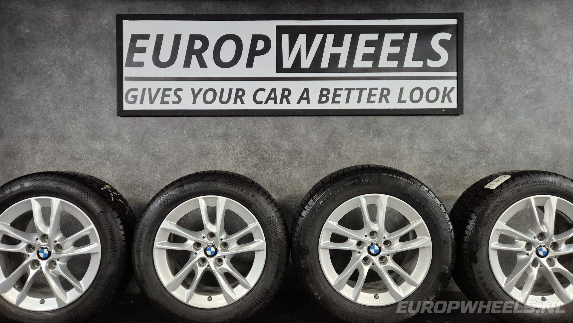 16 inch BMW velgen 2 active tourer F45 F46 1 winterbanden, Auto-onderdelen, Gebruikt, -, Banden en Velgen, 195 mm