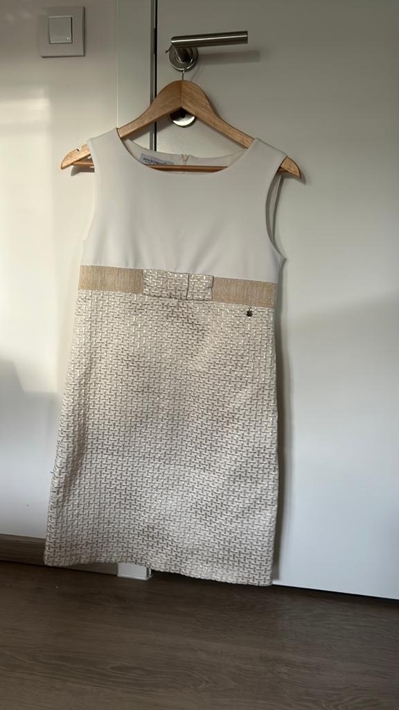 Jurk Rinascimento Small, Kleding | Dames, Jurken, Ophalen, Beige, Zo goed als nieuw, Maat 36 (S)