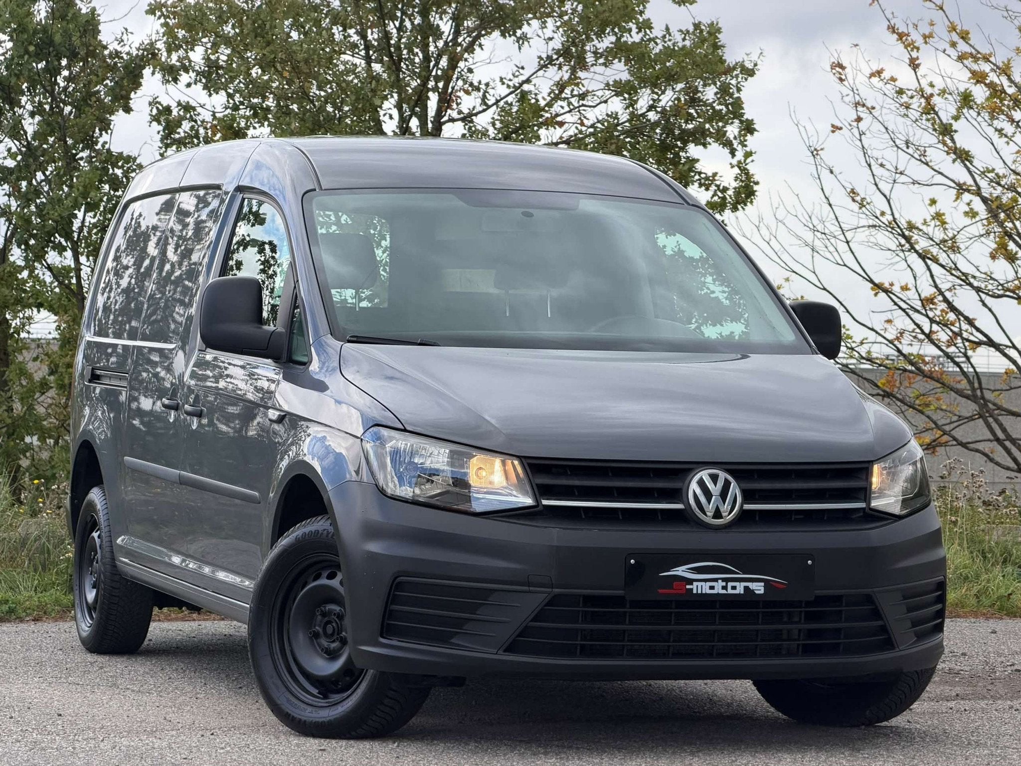 Volkswagen Caddy 2.0 TDI • MAXI LONG CHÂSSIS • AIRCO, Autos, Euro 6, Entreprise, 2 places, Noir