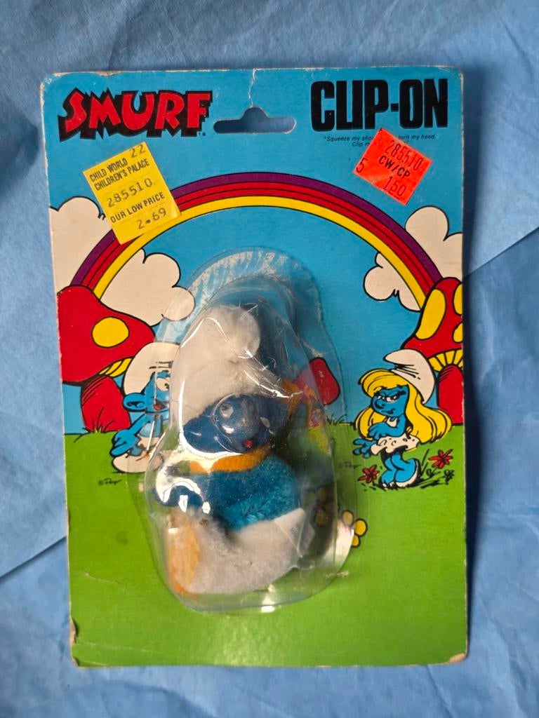 vintage Smurf-verzamelfiguur, model „Cli”, Ophalen of Verzenden