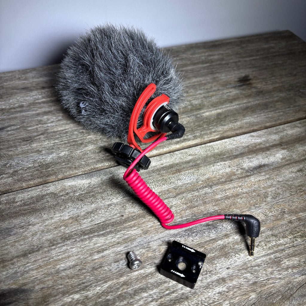Rode VideoMicro microfoon met deadcat + gratis Cold Shoe, Autres marques, Appareil photo, Enlèvement ou Envoi, Comme neuf