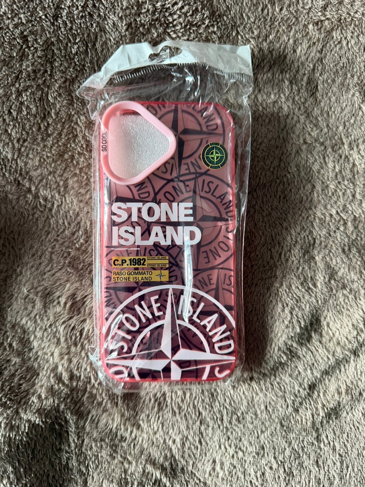Coque iPhone 17 - Stone Island (Édition Rose), Télécoms, Téléphonie mobile | Housses, Coques & Façades | Apple iPhone, IPhone 17