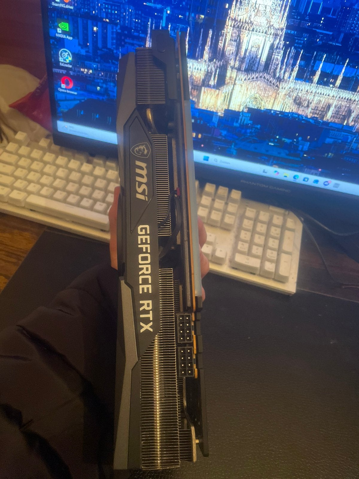 RTX 3070 x trio 3 fan msi, Computers en Software, Ophalen of Verzenden, Zo goed als nieuw