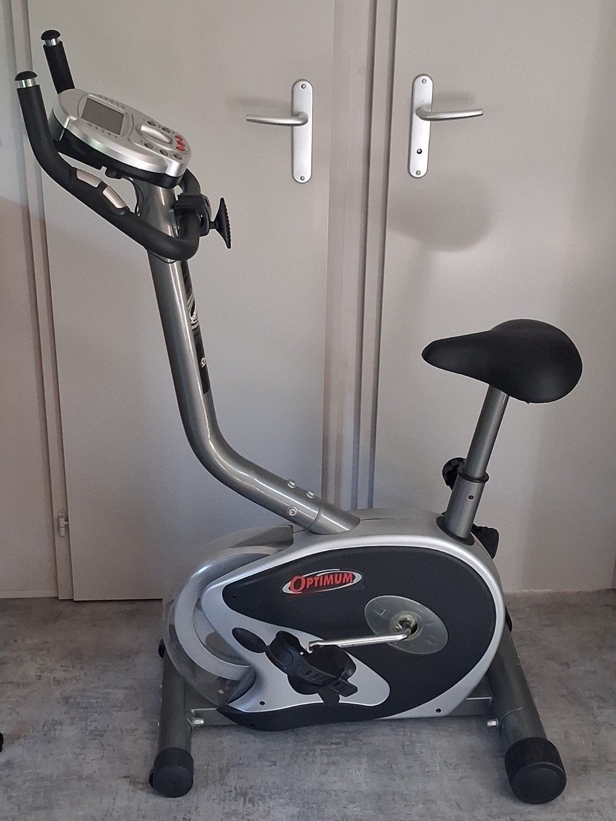 Hometrainer Optimum magnetic bike, Jambes, Enlèvement, Utilisé, Vélo d'appartement