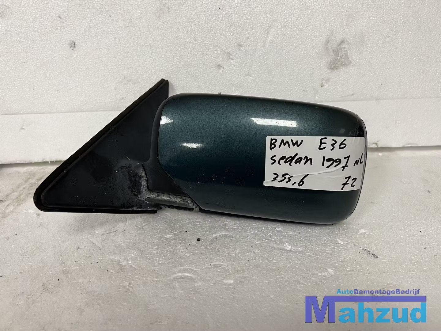 BMW E36 groen 353/6 links spiegel buitenspiegel 1990-1998, Petuelring 130
80788  Munich, DE, Gebruikt, Info@bmw.de, BMW