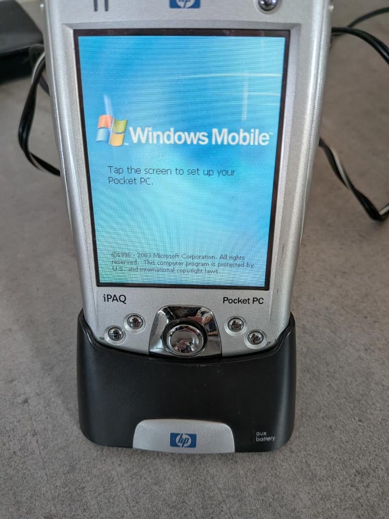Vintage HP iPAQ h2210 Pocket PC  + (Navigatieset), Ophalen, Gebruikt
