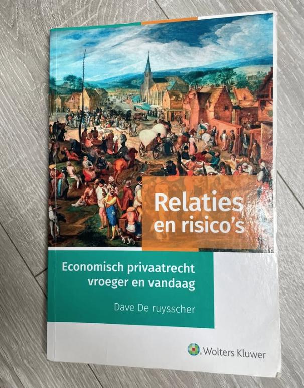Boek VUB rechten/ Relates en riscico's, Boeken, Ophalen, Gelezen, Overige niveaus
